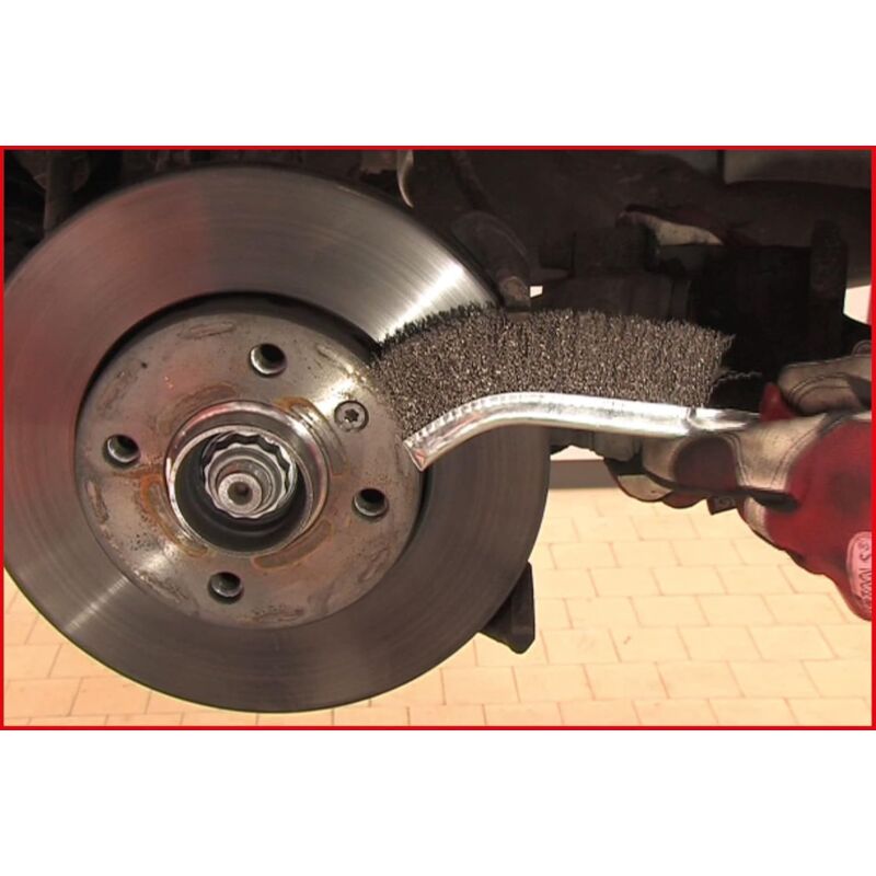 Automotive And Heavy Goods Vehicles - Wire Brush For Drum Brakes, Stainless Steel Bristles, 250 Millimeters - Image 4