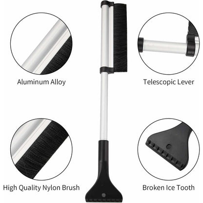 Snow Brush, 2 In 1 Ice Scraper Snow Brush Snow Broom Brush For Car Truck Windshield - Image 2