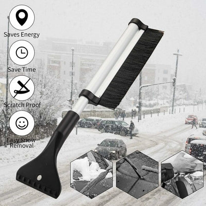 Snow Brush, 2 In 1 Ice Scraper Snow Brush Snow Broom Brush For Car Truck Windshield - Image 3