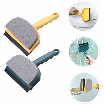 2 pcs Glass Wiper Bath Cleaner Household Floor Cleaners Double-Sided Window Cleaning Sponge Glass Cleaner Glass Cleaner - Image 3