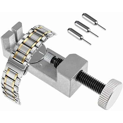 Adjustable Watch Pin Punch Tool, Watchmaker Watch Band Tool Link Pin Remover Repair Kit With 3 Extra Pins