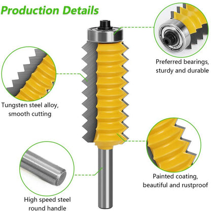 Multi-Tooth Woodworking Tool, 8Mm Carbide Wood ROuter Bit, Multi-Tooth ROuter Cutter, Woodworking Tools - Image 3