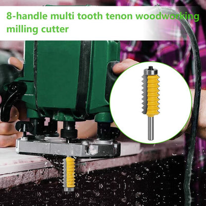 Multi-Tooth Woodworking Tool, 8Mm Carbide Wood ROuter Bit, Multi-Tooth ROuter Cutter, Woodworking Tools - Image 4