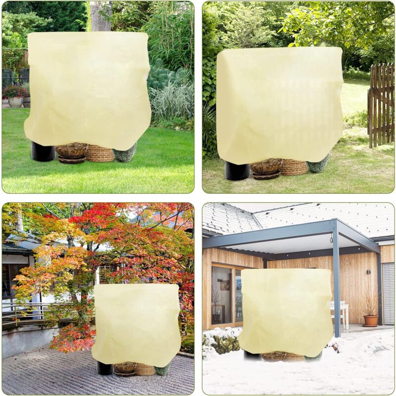 Plant Winter Cover, Plant Winter Cover With Drawstring And Zipper, 120 X 180 Cm Plant Protection Cover Winter Cover - Image 4
