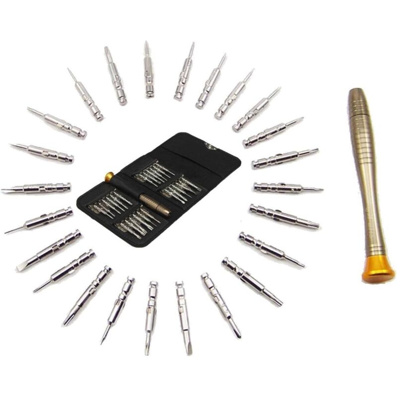 25 pcs Screwdriver Set Portable Precision Screwdriver Repair Tools Kit For Iphone, Computer, Toys, Glasses, Watches Etc - Image 4