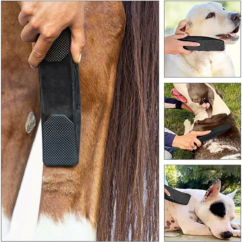 Horse Massage Comb Horse Grooming Washing Brush Hair Strip Gentle Horse Groomer Dogs Comb Washing Massage Grooming & - Image 3
