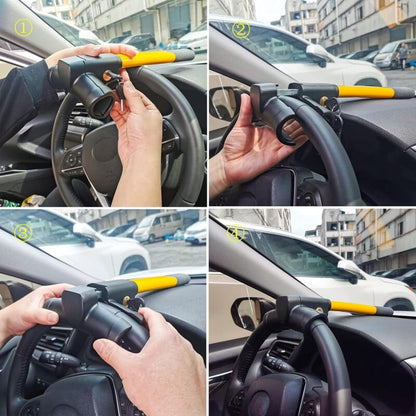 Universal Vehicle Security Steering Wheel Lock Car Anti-Theft Anti-Theft Security Protection - Image 3