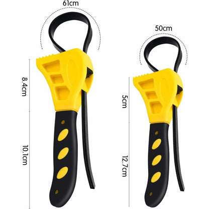 Clé À Sangle Réglable Pour Filtre, 2 Clés 6/8" À Sangle De Filtre Multifonctional Poignée Outil De Retrait Pour - Image 2
