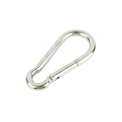 4 pcs Heavy Duty Carabiner Hooks For Sports, Locking Dogs, Hammock Swing, 304 Stainless Steel, 8Mm Thickness - Image 4