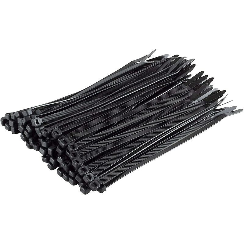 Pack Of 100 Cable Ties, Black, 200 X 4.8 Mm - Image 3