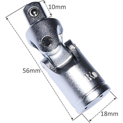 3/8 Drive Universal Joint For Ratchet Wrench Sockets Ratchet Right Angle Adapter - C2181 - Image 4