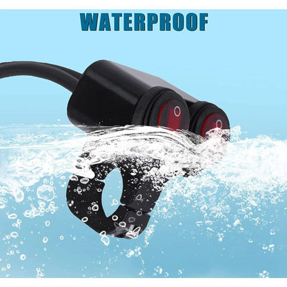 12V Waterproof Motorcycle Atv Bike 22Mm 7/8 Inch Handlebar Dual Control Kill Button Headlight Switch Hazard Brake Fog - Image 3
