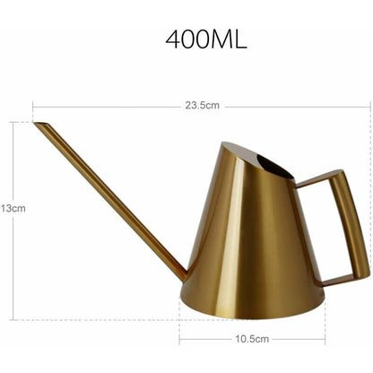 Stainless Steel Watering Can With Long Narrow Nozzle, Garden Plants Flower Tool, Ideal For Home, Garden, Balcony, - Image 2