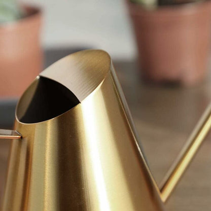 Stainless Steel Watering Can With Long Narrow Nozzle, Garden Plants Flower Tool, Ideal For Home, Garden, Balcony, - Image 3