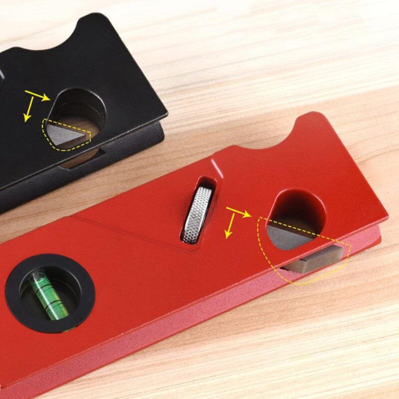 Lightweight Wood Hand Planer Manual Adjustable Wood Chamfer Planer For Smoothing Contours - Red - Image 4