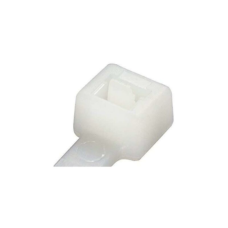 100 Pack Cable Ties, White/Natural, 370Mm X 4.8Mm, Premium Quality Plastic Cable Ties - Image 3