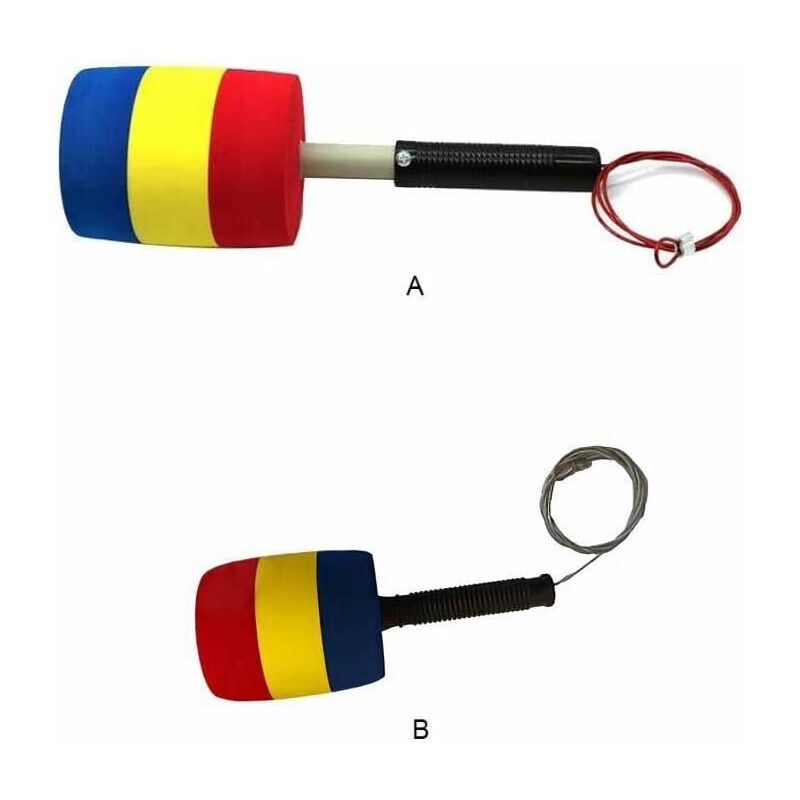 Soft Sponge Hammer Kids Game Hitting Striking Tool Non-Slip Hammers Washable Game Accessories Replacement Parts, Short - Image 4