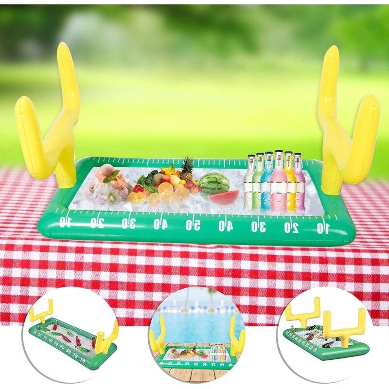 Pool Cup Holder,Inflatable Drink Holder,Fruit Beverage Bar Pool Float Summer Beach,For Outdoor Water Party Swimming Toy - Image 4