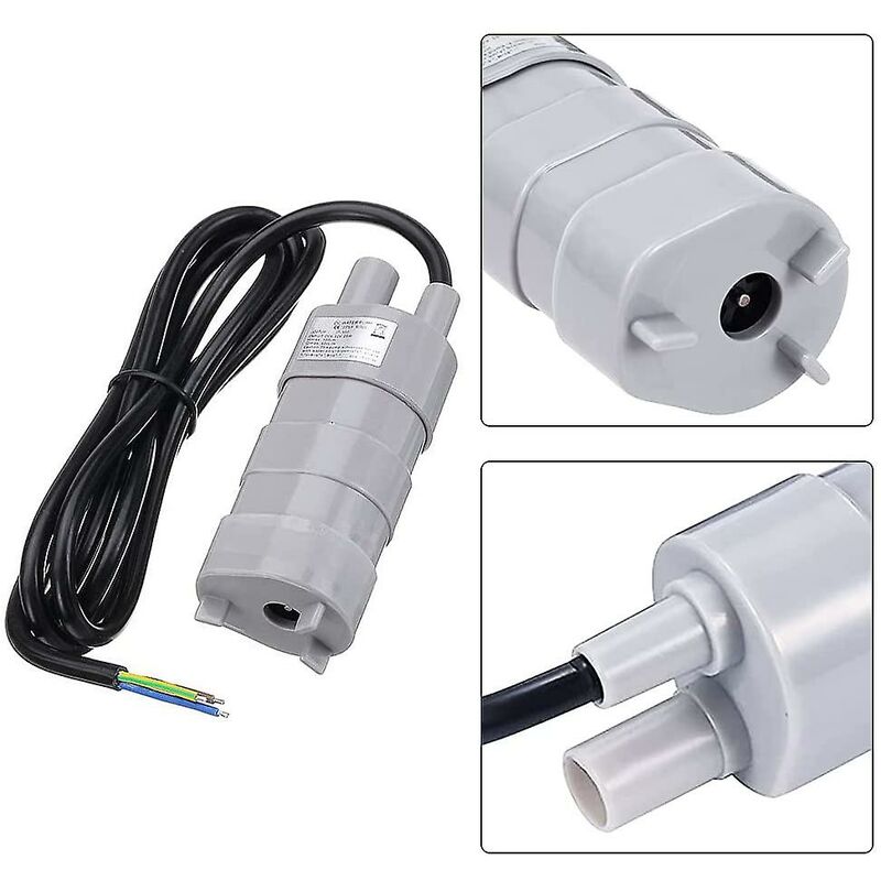 Submersible Pump, Dc 12V High Flow Water Pump, Submersible Pump, Fresh Water Pump, Boat Pump For Rv, Pond, Aquarium, - Image 2