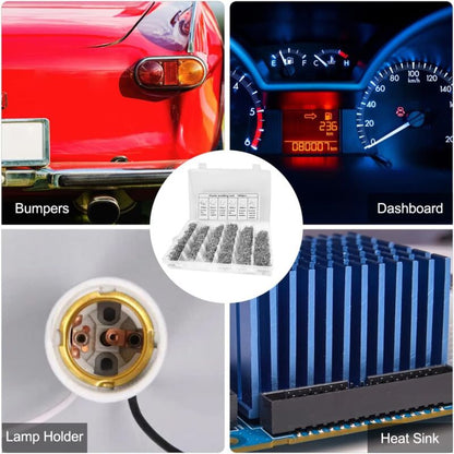 1800 pcs Tungsten Steel Hot Staples, 0.8Mm/0.6Mm Welding ROds Hot Staple Repair Welding Nail, For Car Bumper Plastic - Image 4