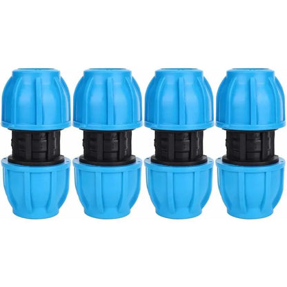 4 pcs 25Mm To 25Mm Pe Plastic Straight Water Pipe Fittings Pvc Pe Ppr Pipe Connector Accessories