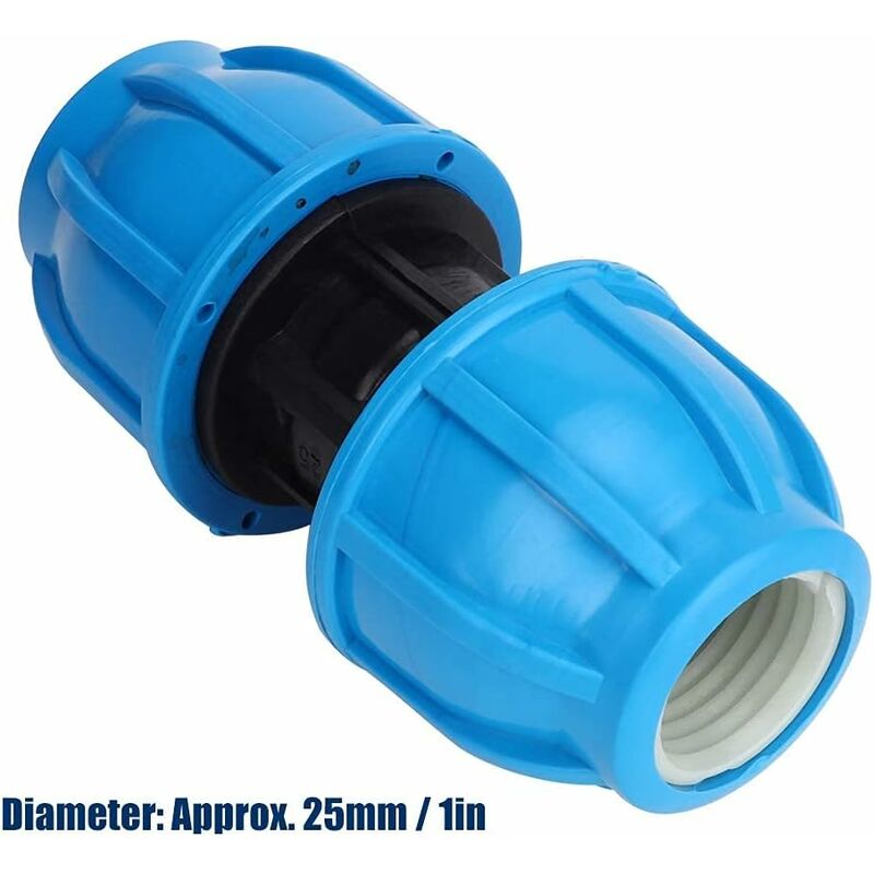 4 pcs 25Mm To 25Mm Pe Plastic Straight Water Pipe Fittings Pvc Pe Ppr Pipe Connector Accessories - Image 2