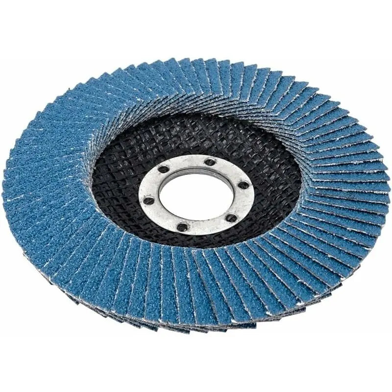 Compartment Discs │ Blue │ 10 Pieces │ Ø 125 Mm │ Grain 73 │ Stainless Steel │ Abrasive Discs │ Flap Discs - Image 3