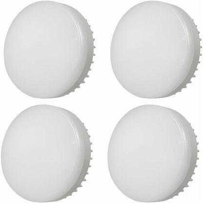 Dimmable LED Gx53 7W 85-265V Cabinet Light Die-Cast Aluminum Wall Light 4 pcs Cool White 6000K