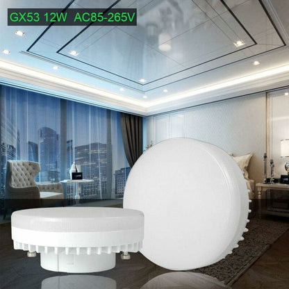 Dimmable LED Gx53 7W 85-265V Cabinet Light Die-Cast Aluminum Wall Light 4 pcs Cool White 6000K - Image 2
