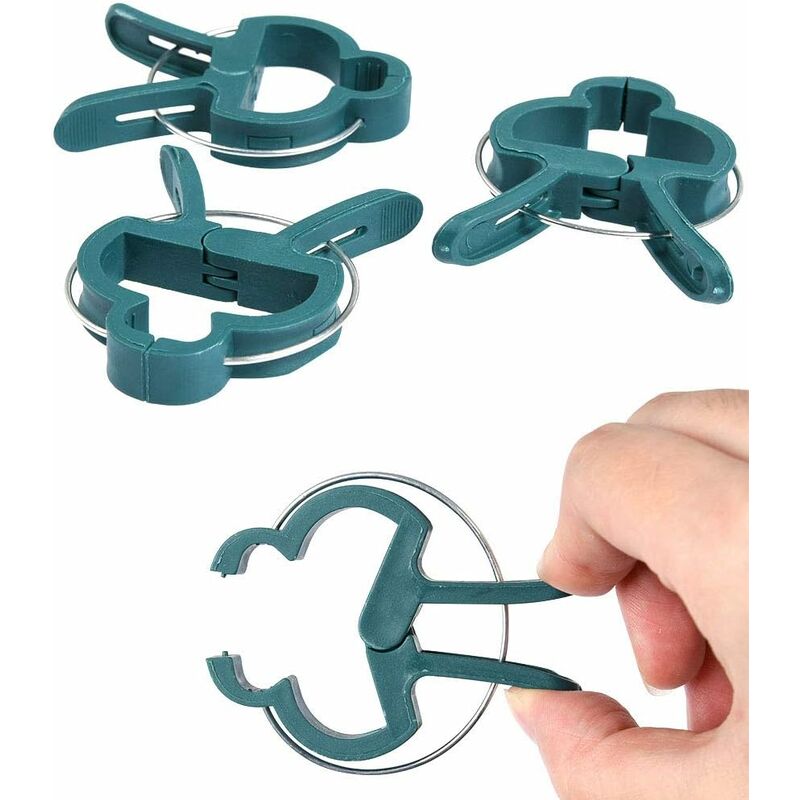 100 pcs Plant Clips, Spring Clips Plant Support For Tomatoes And Vine Vegetables - Image 2