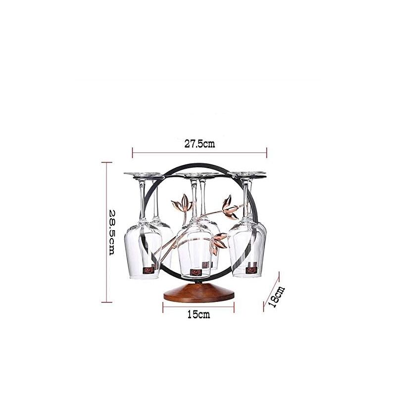 Freestanding Metal Wine Glass Drying Rack Kitchen Bar Decor Multi-Function Display Stand Tabletop Storage Holder - Image 2