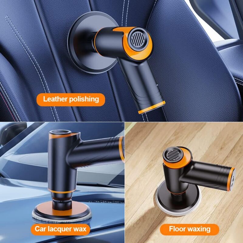 Mini Cordless Car Polisher Rechargeable Polishing Machine 100W 1800Rpm Portable Multifunctional Polishing Machine For - Image 3