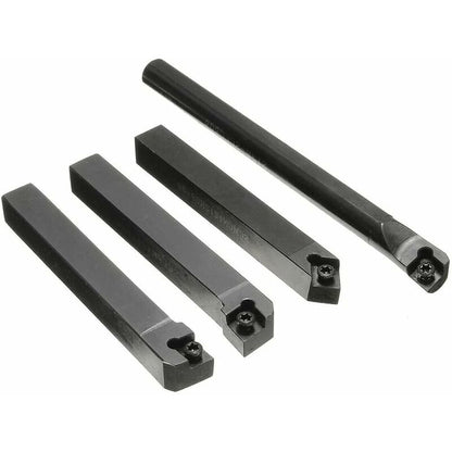 4 pcs Turning Tool Holder + Ccmt09T304 Carbide Inserts + T15 Wrench - Image 3