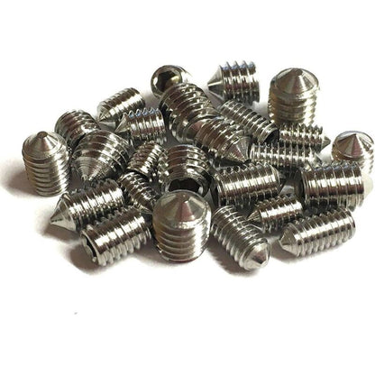 16 pcs 5Mm Length Countersunk Grub Screws, Various Metric Threads, M3, M4, M5 & M6. A2 Grade Stainless Steel Hexagon - Image 2