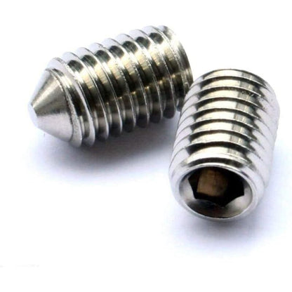 16 pcs 5Mm Length Countersunk Grub Screws, Various Metric Threads, M3, M4, M5 & M6. A2 Grade Stainless Steel Hexagon - Image 3