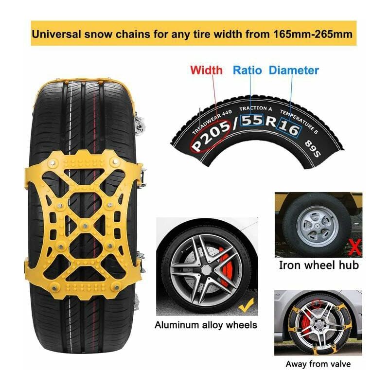 Snow Chains 6Pc Suitable For 165-275Mm - Image 2