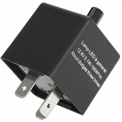 Motorcycle Flasher Relay Cf14Kt 3 Pin 12V Automotive Adjustable Flasher Relay For LED Flash Speed