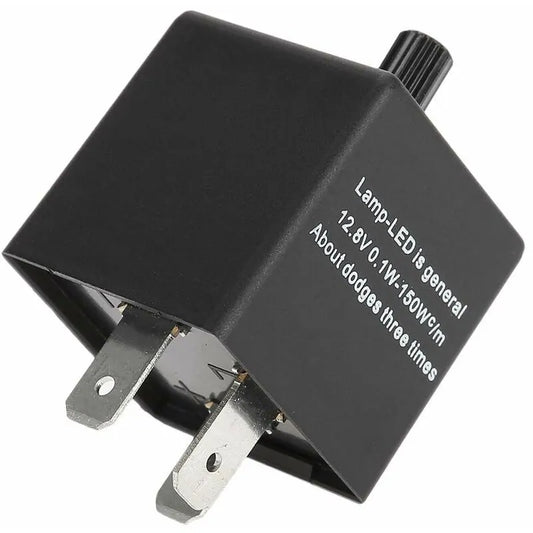 Motorcycle Flasher Relay Cf14Kt 3 Pin 12V Automotive Adjustable Flasher Relay For LED Flash Speed