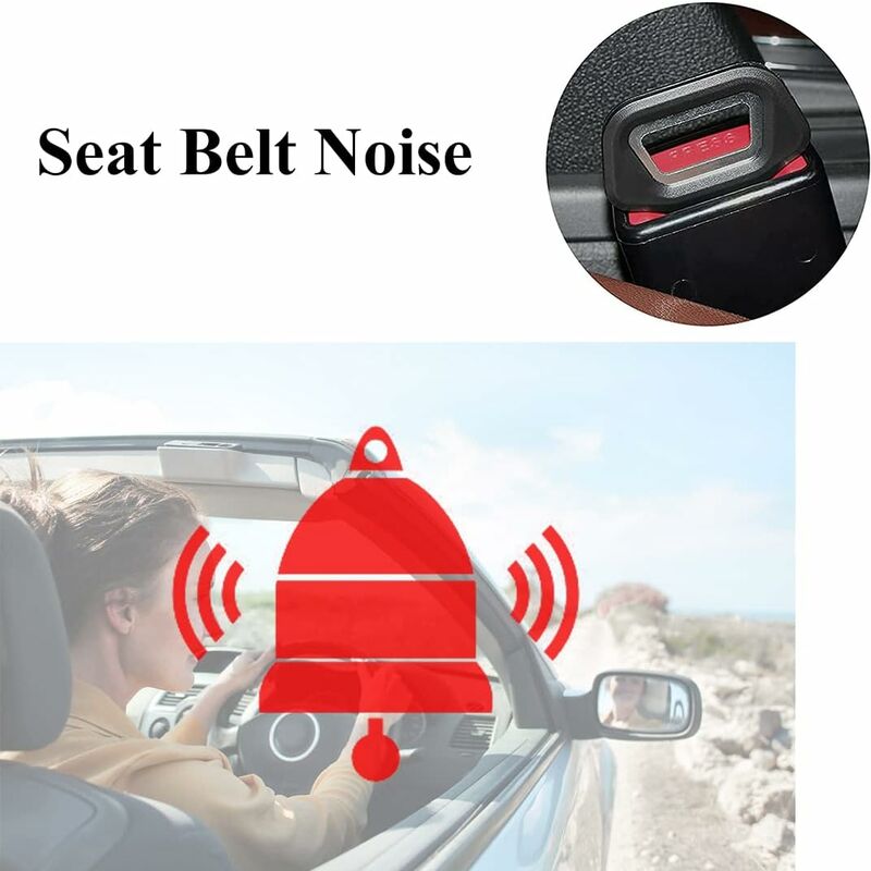 2 pcs Seat Belt Buckle With Bottle Opener Seat Belt Connector For All Car Brands, Car Seat Belt Buckle Clip Black - Image 3