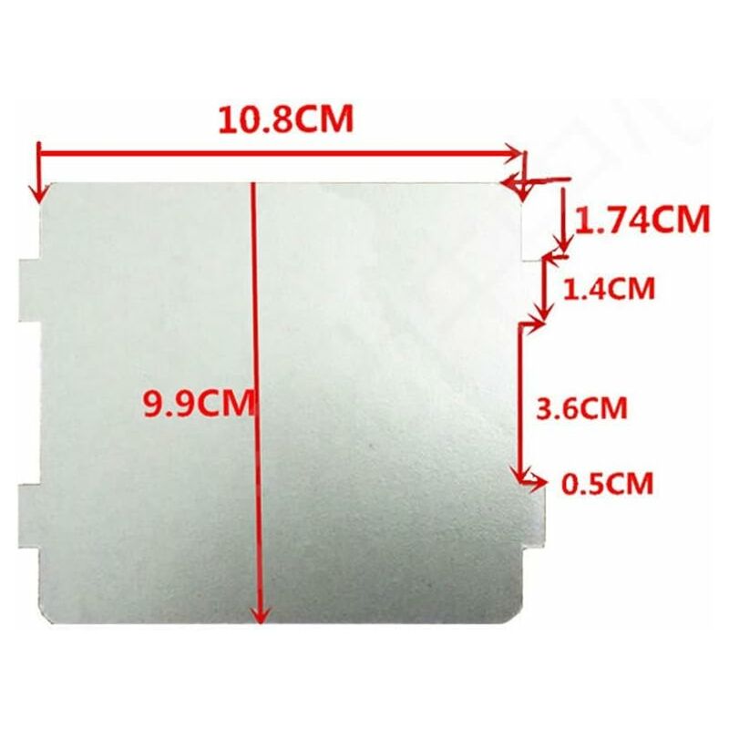 2 pcs Microwave Oven Parts Mica Accessories Super Thick Heat Insulation Pad Waveguide Cover For Frigidaire - Image 2
