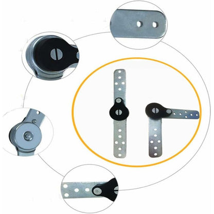 2 X Furniture Adjustable Angle Hinge Self-Reset Function Heavy Duty Hinge Angle Adjustment Fit Sofa/Bed/Cabinet/Tilt - Image 4