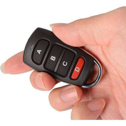 2 Pack Universal Garage Door Cloning Key Fob Remote Control 433Mhz 4 Button Cloner For Garage Door Electric Door Etc - Image 4