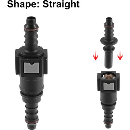 7.89Mm To 8Mm Straight Car Fuel Hose Quick Release Connector 2 Set - Image 4