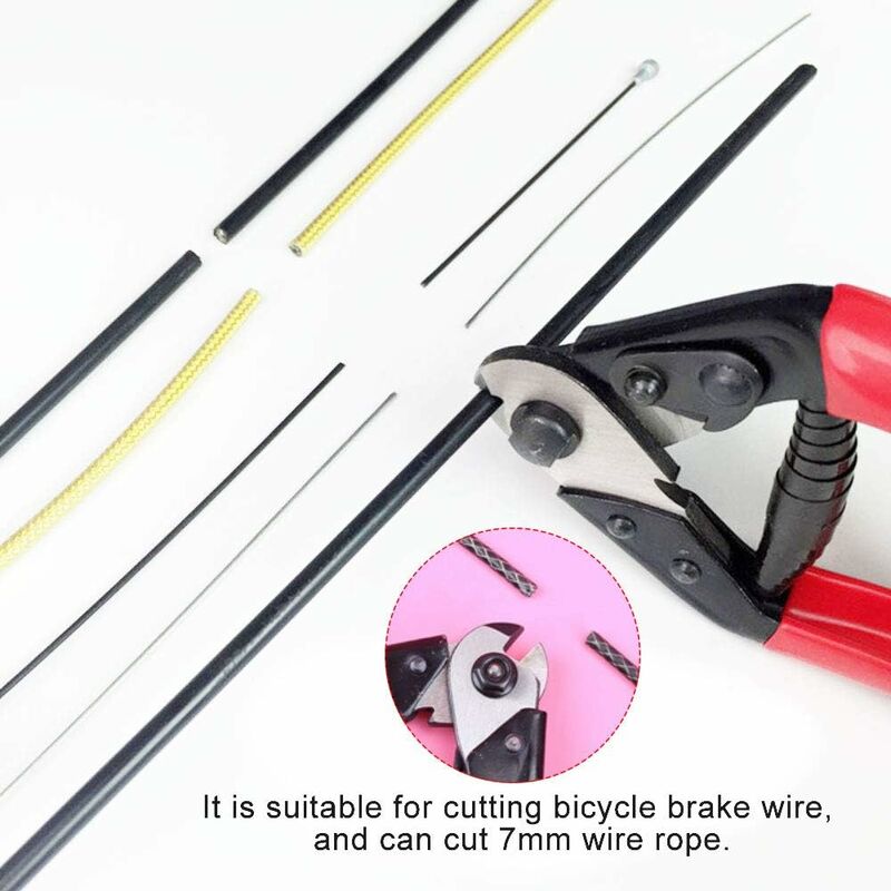 Bicycle Cable Cutter 190Mm Chrome Vanadium Steel Bicycle Cable Cutter Pliers Bike Cable Cutting Tools For 1Mm - 7Mm - Image 4