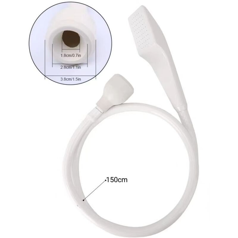 Plastic Mixer Tap Shower Head, Universal Sink Hose Shower Head Adaptable To Faucet, Home Hairdressing Shower Head, Baby - Image 2