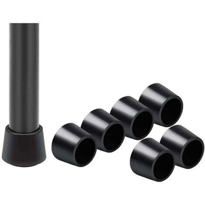 16 Pack Chair Leg Caps, Chair Leg Cap Rubber Chair Leg Protection End Caps, Inner Diameter - 7/8 Inch / 22 Mm, Black - Image 2