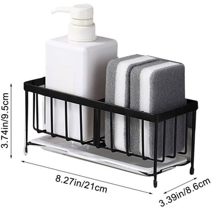 Sponge Holder Kitchen Rack Sponge Holder For Sinier Kitchen Sink Organizer Anti-Rust Monkey Spongers Scurbers Soap - Image 3