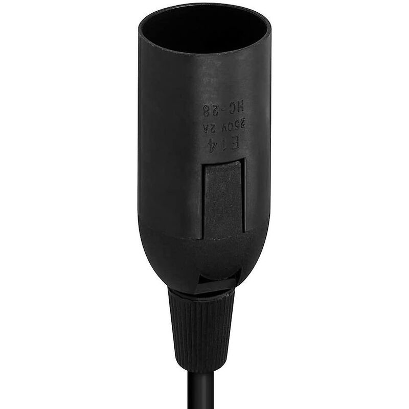 E27 Socket With Wire - Lamp Holder For Bulb With Power Cord Electrical Plug And Switch - 1.8M Cable - Image 3