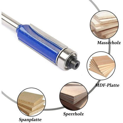 4Pc Flush Trim ROuter Bit Set - 6Mm Shank - Ball Bearings - Grooving ROuter Bit - Wood ROuter Bit - Grooving ROuter Bit - Image 3
