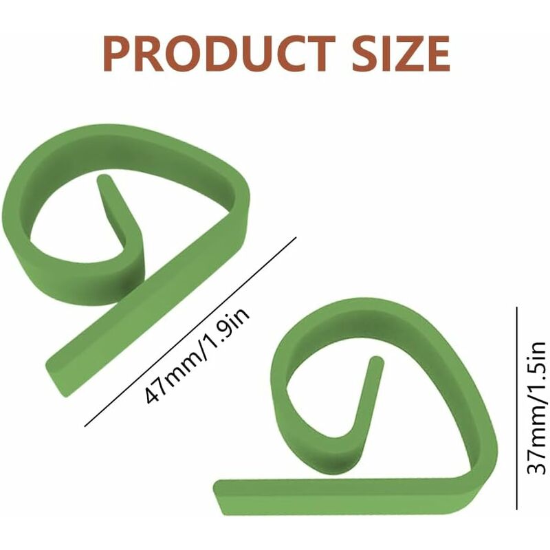 8-Piece Garden Tablecloth Holder, Thick Tablecloth Holder, Tablecloth Holder, Green - Image 2